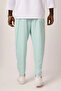 Striped Baggy Trousers with Elastic Waist - 3