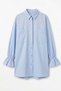 Shirt with Back Pleated Pockets Y0147 - Baby Blue - 5