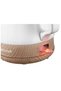 Fierbător electric ceramic cu combustibil solid 1200W Design 1L Alb - 4