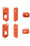 Silicone Case Flipper Zero Orange, Shock Resistant, 2 RFID Protections - 3