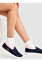 Women's Navy Low-Top Slip-on Shoes - Lightweight, Minimalist Designed for Elegance - 6