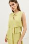 Yellow Ruffled Women's Mini Dress - 7