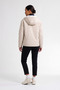 Women's Seasonal Raincoat with Fur Inside the Hood, Water Repellent, Windproof, Zippered, Pocketed Raincoat Coat - 7