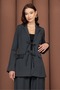 Drawstring Blazer Jacket - 4