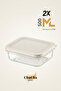 Alfa 4-Piece Bpa-Free Deep Freezer and Refrigerator Storage Container Set Transparent Food Organizer - 4