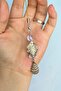 Bohemian Ethnic Fish and Shell Figured Phone Charm, Handmade Phone Strap, Beaded Phone Lanyard