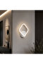 TT405-1-BY (مع ضوء LED أبيض) شمعدان LED مربع الشكل أبيض غير لامع