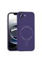 Apple iPhone 16E Compatible Case Airfit Magsafe Deep Purple