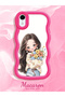 iPhone Xr Compatible Case Camera Protector Red Silicone Couple Phone Case Girl Pattern - 2