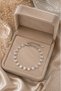 Round Sequin Chain Detailed Steel Bracelet (Silver Color) - 3