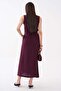 Women's Sleeveless Belted Dress - 5