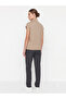 Women's High Collar Sleeveless Knit Sweater - 2