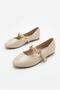 027-201 Comfortable Soft Women's Ballerinas with Safety Toe Cap and Buckle Accessories - 3