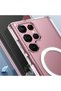 Galaxy S23 Ultra Case Thick Silicone Magsafe Camera Raised Transparent Vrdr - 4