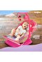 Baby Bath Seat for Newborn with Adjustable Recline Soft Mesh Anti Slip Bath Support Pink - 2