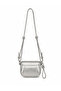 Silver Women's Mini Shoulder and Crossbody Bag – Stylish Design for Everyday Use - 4