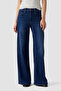 728 Women's Hr Wide Leg True Dark Blue Jeans