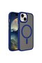iPhone 15 Case Magsafe Supported Camera Raised Matte Anti-Fingerprint Silicone - 4