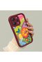 Xiaomi Redmi 12 4g Compatible Case Camera Protector Claret Red Silicone Couple Phone Case Butterfly Pattern - 2