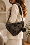 Cat Fur Women's Hand and Shoulder Bag Plush Soft Textured Special Design Bag - 2