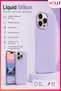 Sand Pink Liquid Velvet Matte Silicone Case for iPhone 14 Pro - 8