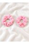 Knitted Pompom Hair Clip - Bulut Scrunchie Handmade - 2-Piece Handmade Knitted Clip - 8