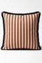 Flora Striped 2-Piece Fringed Throw Pillow Cover - 8