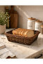 Wicker Look Rattan Bread Basket Plastic Mesh Serving and Presentation Basket (4 Models 2 Color Options) - 5
