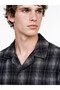 Esvab • Modern & Distinctive Standard Fit Checkered Embroidered Men's Pajama Set - 4