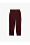 Layered High Waist Fabric Carrot Pants with Pockets - 2
