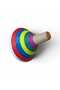 Traditional Handmade Painted Wooden Spinning Top - Nostalgic Street Toy - 2