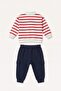 Embroidered Polo Collar Top Cargo Pocket Bottom 2-Piece Set Baby Boy I0148A526Au - 2