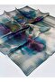 Sura Silk Scarf Nostalgia Petrol Blue - 2