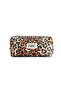 Suede Leopard Large Volume Travel and Daily Use Makeup Bag - 4