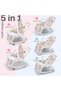 5 in 1 Baby Rocking Chair for Kids with Hanging Toys | Baby Rocker Booster Chair - 5