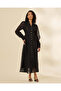 Women Black Long Sleeve Casual Dress - 4
