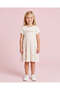 Girls Multicolour All Over Print Knee Length Dress - 2