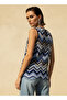 PATTERNED SLEEVELESS KNIT TOP SET - 4