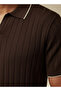 FLAT KNIT JOHNY COLLAR HALF SLEEVE POLO - 2