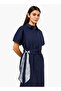 SCARF DETAIL SHIRT DRESS - 6