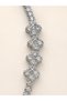 Women's Steel Anti-Tarnish Four-Leaf Lucky Clover Stone Waterway Bracelet - 7