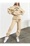 Unisex Men's Women's California Est 1776 Printed Oversize 3 Thread Hooded Tracksuit Set