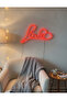 Love Yazılı LED Neon Duvar Tablosu | Kırmızı Aydınlatmalı Modern Dekor | Yatak Odası - 4