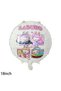 5Pcs Birthday Decorations Balloons, Aluminum Film Material, Balloons Party Supplies, The Monsters Party Decoration - 3