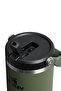 The Iceflow Flip Straw Thermos Cup with Straw 0.89 Lt Flask Khaki - 3