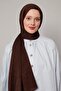 شال بني غامق مرصع بالألماس اللامع - 3