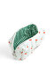 Midi Size Quilted Organizer Bag - Cherry Pattern - Daily Makeup and Cosmetic Bag - 7