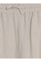 Trendlucky Striped Boys' Shorts with Elastic Waist and Contrast - 2