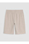 Trendlucky Striped Boys' Shorts with Elastic Waist and Contrast - 3