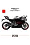 CFMOTO 250SR Grenage ملصق مجموعة اليمين اليسار نموذج ملصق ملصق عالي الجودة